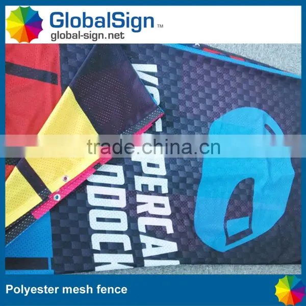 GlobalSign Sublimation Printed Polyester Mesh Fence for Sports photo-3