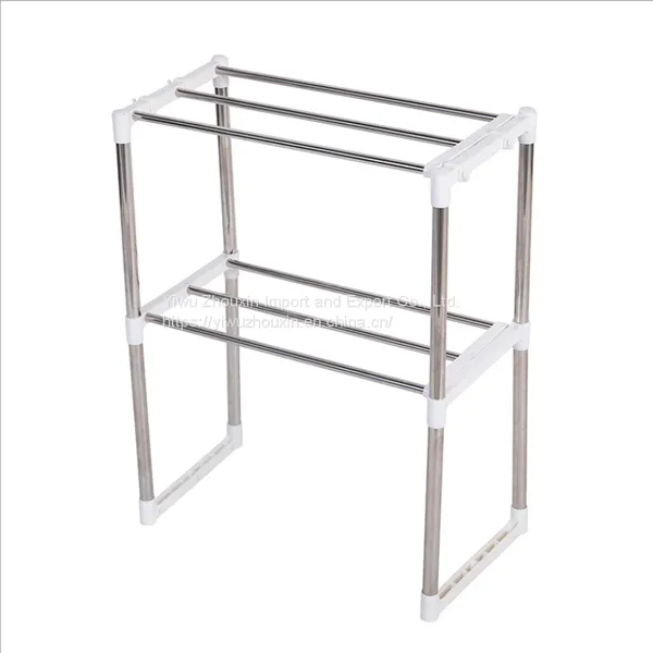 Stainless Steel Easy to Assemble Floor-standing Shelf photo-4