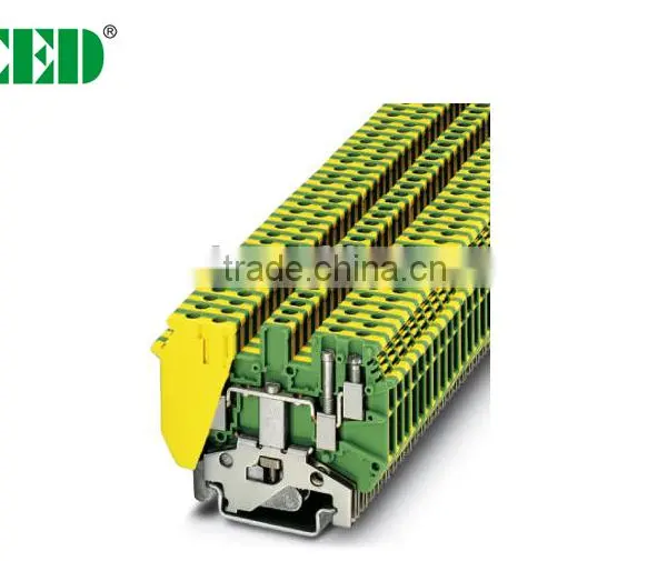 Screw Grounding Wire Din Rail Terminal Block photo-2