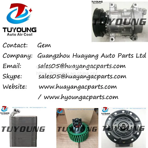 TUYOUNG China Factory SD 7H15 Car ac Compressor Fit RENAULT VI Truck VOLVO VI FH Truck 84472607 82704531 photo-3