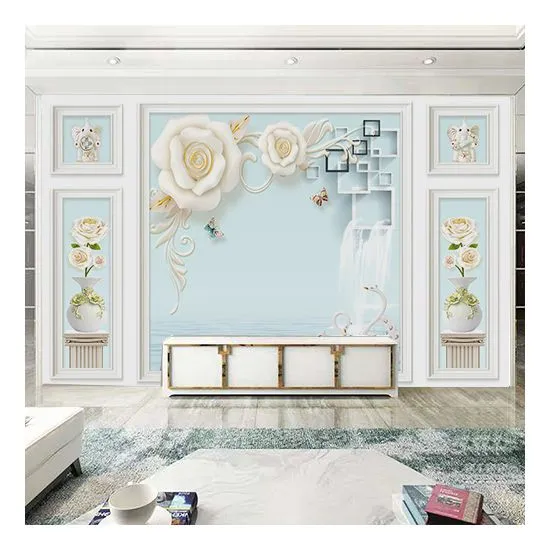 Printed Wall Mural Eco-friendly Interior Decorative Soundproof 3D Wall Mural Drop Ship photo-4