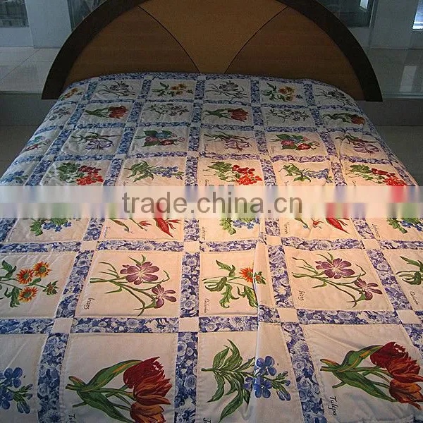 Printed Suede Quilt