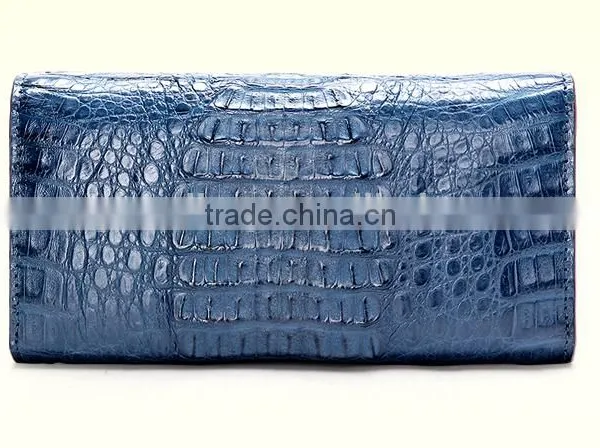 High Quality Ladies Evening Clutch Bag Crocodile Pattern Leather Wallet Massager Bags for Women photo-4