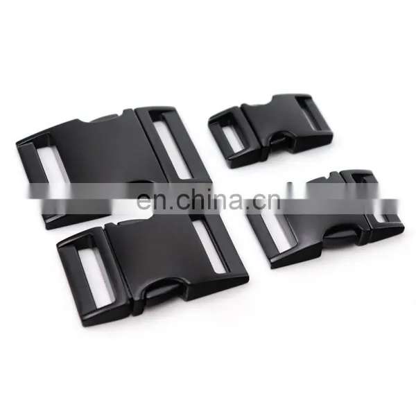 OEM ODM Accept 25mm Quick Release Contoured Metal Plastic Adjustable Pet Buckle for Dog Collar photo-3