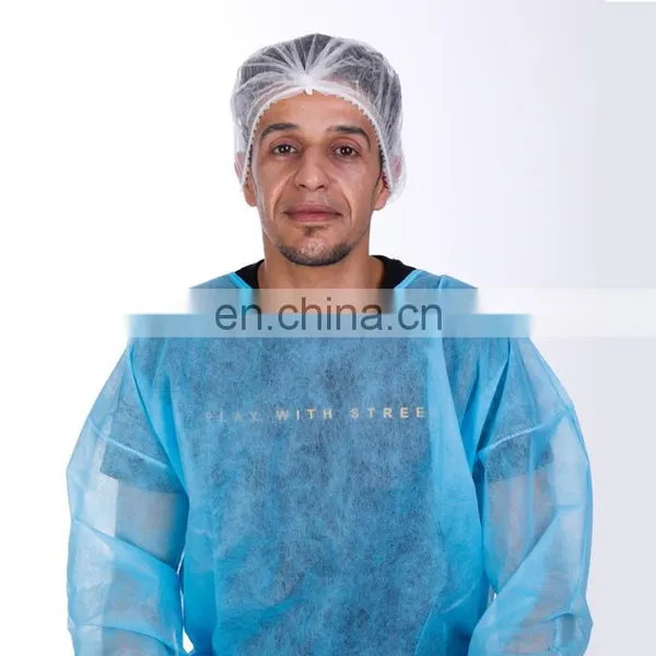 Disposable Non-woven Bouffant Round Caps Anti-dust Hat for Food Industry Disposable photo-4