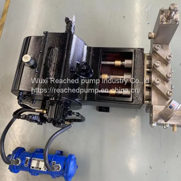 500bar Heat Exchanger Cleaning Pump,high Pressure Plunger Pump WP2-S photo-4
