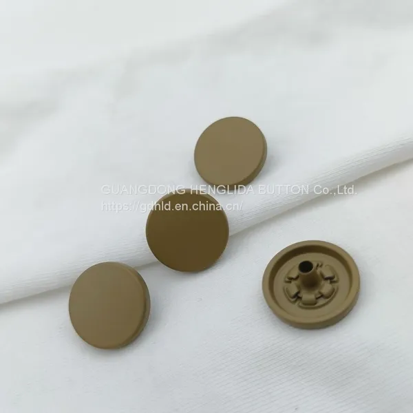 HLD Button Factory Wholesale 24L colorful dyed spring snap button for garment