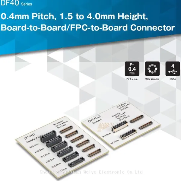 DF40HC(3.5)-40DS-0.4V(51) 0.4MM 40Pin FPC BTB Connectors HRS Connectors