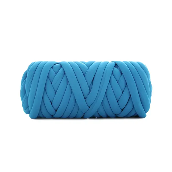 Yarn Crafts 100% Soft Bright Polyester Velvet Chenille Yarn 6mm Diameter Knitting Scarf Fancy Yarn photo-3