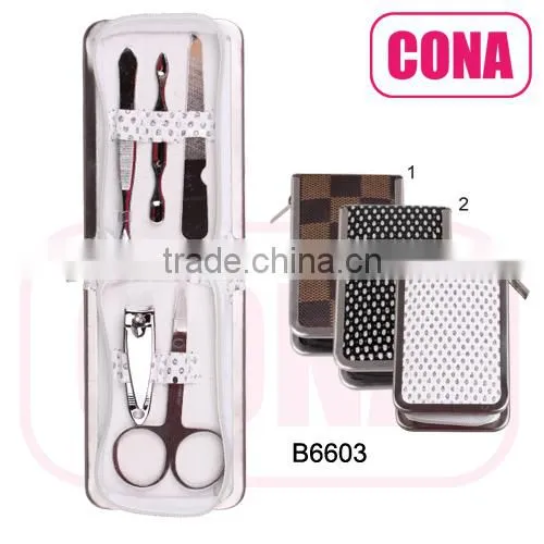 5pcs Manicure Set in a Metal Frame Bag photo-3