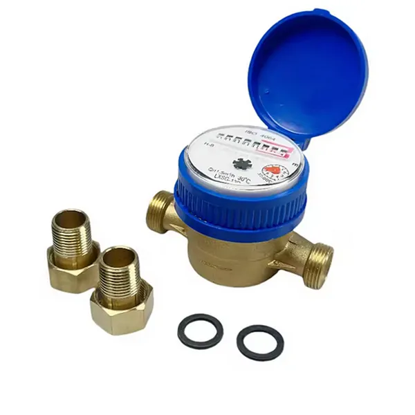 Single-Jet Dry Type Small Size Brass Stainless Steel Iron Water Meter photo-2