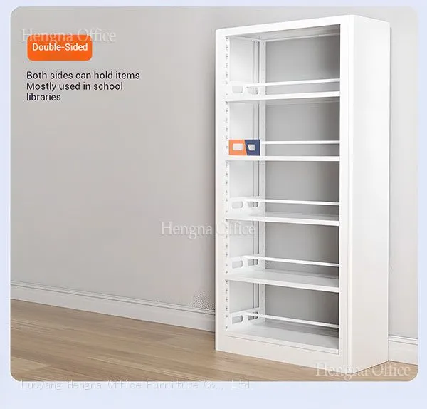 HN-O46 Modular Metal Bookcase for Furniture Wholesalers, Customizable Colors, Snap-on Assembly No Screws, China Factory Direct for Global photo-2