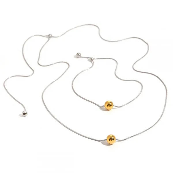 Scratch Resistant Stainless Steel Necklace With Titanium Nitride Barrier Layer photo-4