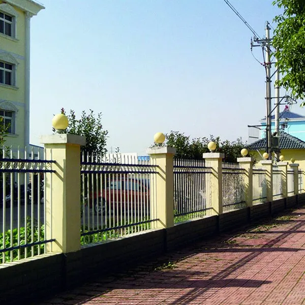 Modular Wrought Iron Fence Hot Dipped Galvanized for Commercial and Industrial Use photo-3