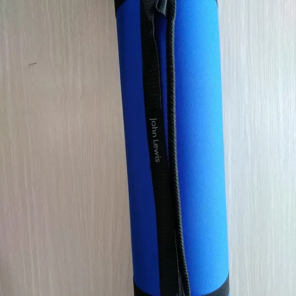 EVA Exercise Mat With Knitted Fabric Surface and Portable Handles photo-3