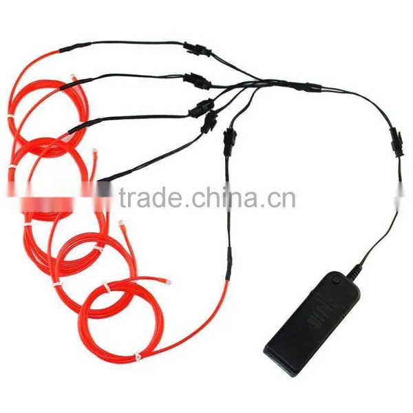 Portable 3V(2*AA-NOT Included)EL Wire Kits photo-2