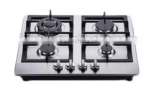 Four Burner Stainless Steel Gas Hob