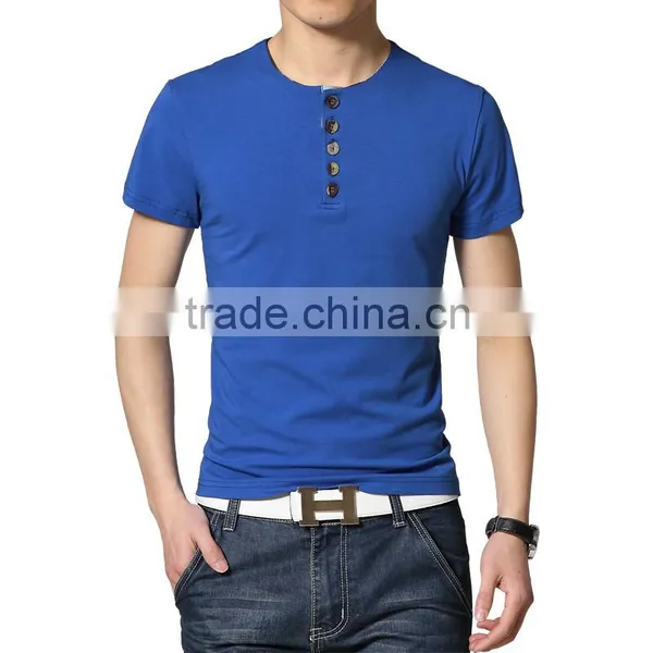 Short Sleeves Henley Tshirts photo-3