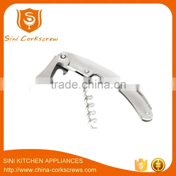 Stainless Steel Waiters Corkscrew Wine Bottle Opener