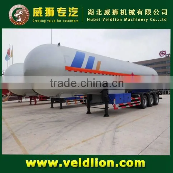 3 Axles 60cbm LPG Semi Trailer the Biggest LPG Tank Trailer photo-2