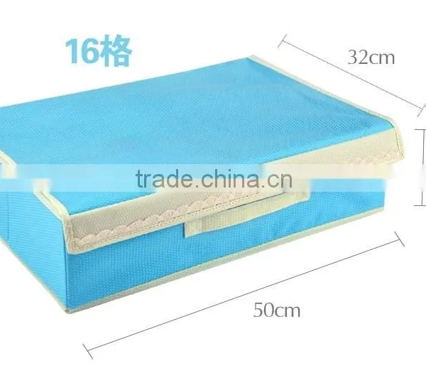 AN24 ANPHY Non-woven High Quality Underwear Storage Box Components 16 or 9 Grids In Stock 5 Colors Household Holder Box photo-5