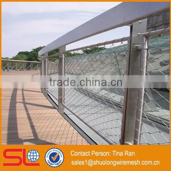 2mmx60mm X-tend Flexible Stainless Steel Wire Mesh Webnet Railing Stays With Perimeter Rope photo-5