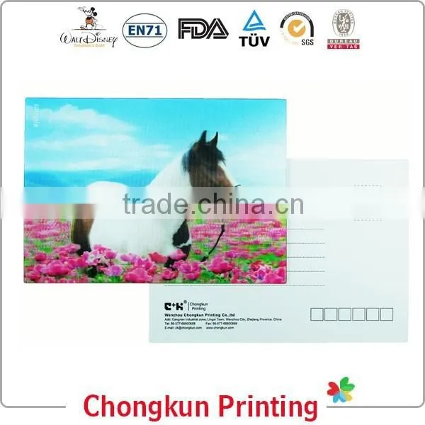 2015 Factory Colorful Custom Postcard Printing