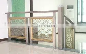 anodized aluminum handrails profile /aluminum fencing material