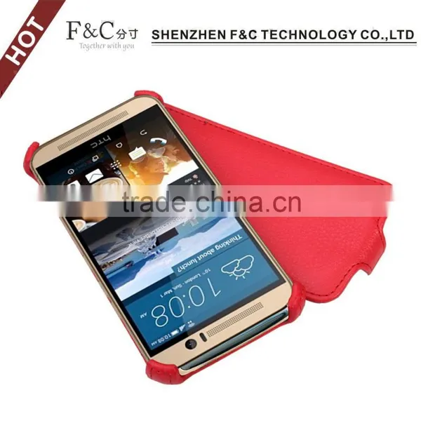 Original Mobile Phone Flip Cover Leather Case for HTC One M9 photo-5