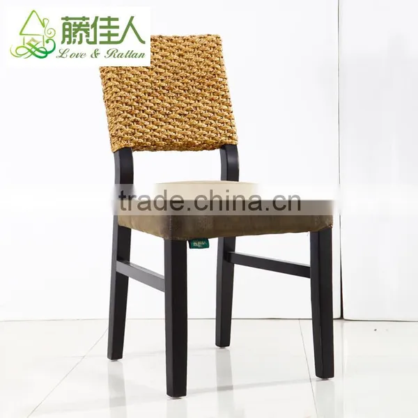 Best Selling Good Quality New Design Coffee Shop Cafe Restaurant Starbucks Hotel Wicker Rattan Wooden Dining Room Chair Quality Choice photo-2