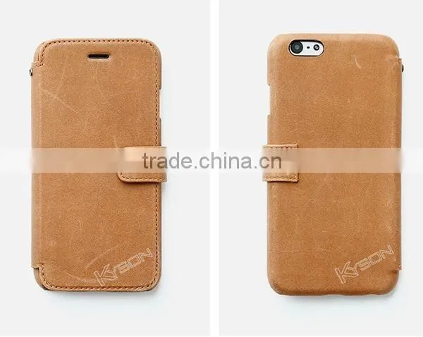 New Arrival Genuine Leather Phone Case for Iphone 6 and Samsung Note 4 photo-4