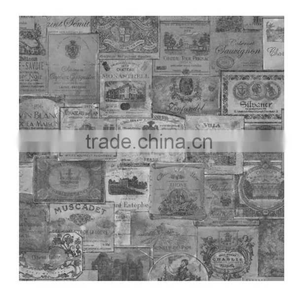 Customizable Printing Plastic Wallpaper, Traditional Special Design Wallcovering for Hotel , Anti-static Wall Sticker Store photo-3
