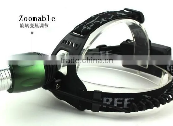 Portable Aluminum Rechargeable Zoom Function Head Torch photo-4