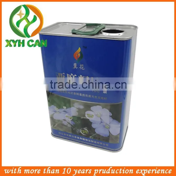 Food Grade Tall Olive Oil Tin Can, Empty Food Tin Can photo-5