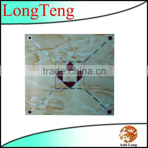 595*595 mm Hot Stamping PVC Panel for Indoor Decoration