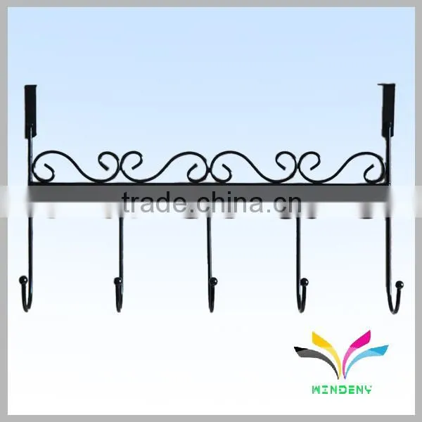 Sturdy Black Powder Coated Metal Vertical Clothes Hanger Rack photo-2