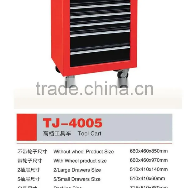 7 Drawer Tool Cart Cabinet With Wheels photo-2