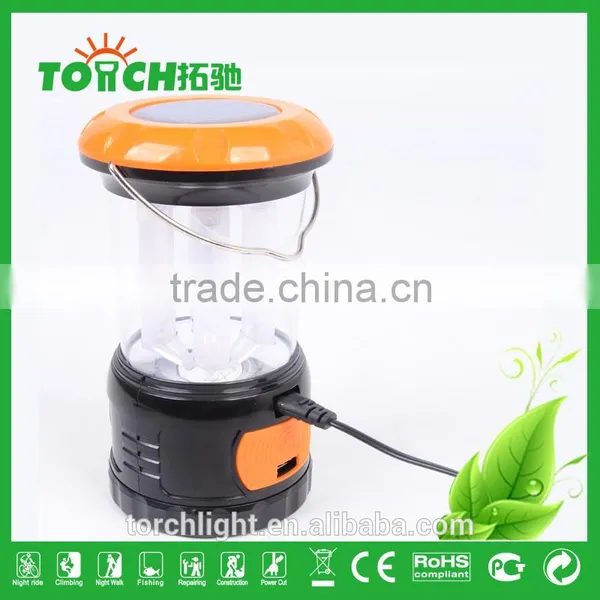 4 Bulbs High Quality US Hot Sale Lantern Light Fashion Design Solar Charge Camping Lamp Camp Tent Light With Charger photo-2