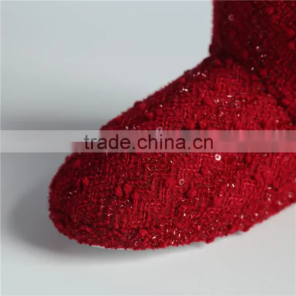 Ladies Slipper Boots With Button photo-6