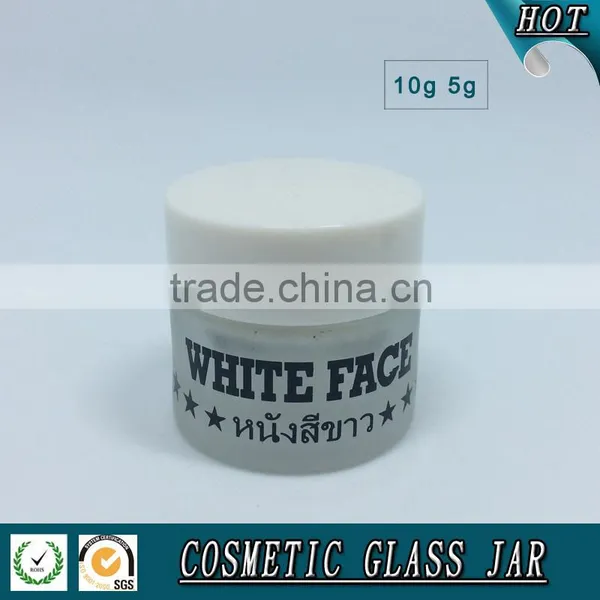 10ml Frosted Glass Cosmetics Jar for Face Cream Quality Choice photo-2