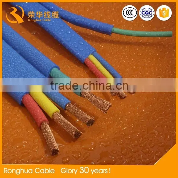 Ronghua Cable 3 Core Flexible Copper Rubber Flat Submersible Pump Cable photo-5