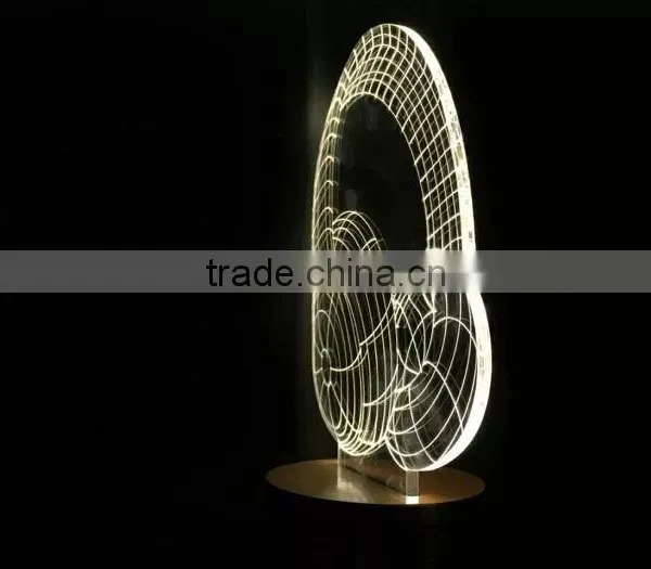 Innovative Headphone Shape 3D LED Lamp photo-3