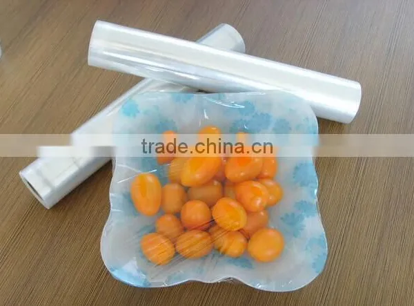 Clear Food Grade PE Cling Film Roll for Vegetable and Food Fresh photo-2