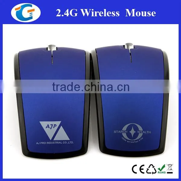 Wireless 2.4Ghz Foldable Arc Red Mouse Notebook photo-4