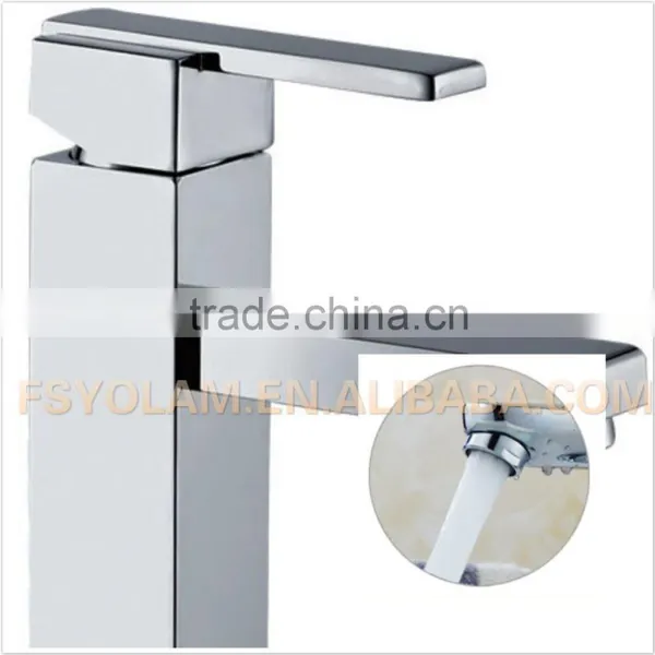 YL82001 Hot and Cold, Single Lever, Wall Mounted, Wash Basin Mixer(faucet) photo-2