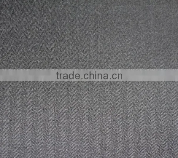 Plain Dyed Polyester Rayon Fabric for Man's Suiting photo-2