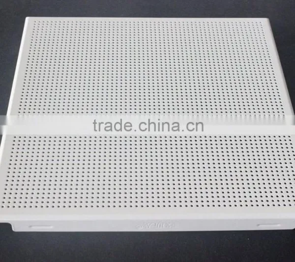 Class A2 Fireproof Aluminum Ceiling Open Frame Ceiling Perforated Clip In Ceiling photo-4