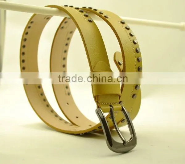 2015 Men's Studed Leather Belt photo-2