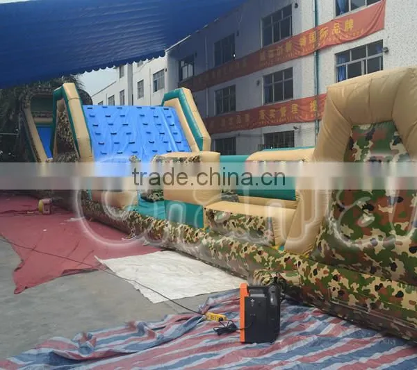 Giant Interactive Military Boot Camp Inflatable Obstacle Course for Sale, Adult Inflatable Obstacle Course photo-5