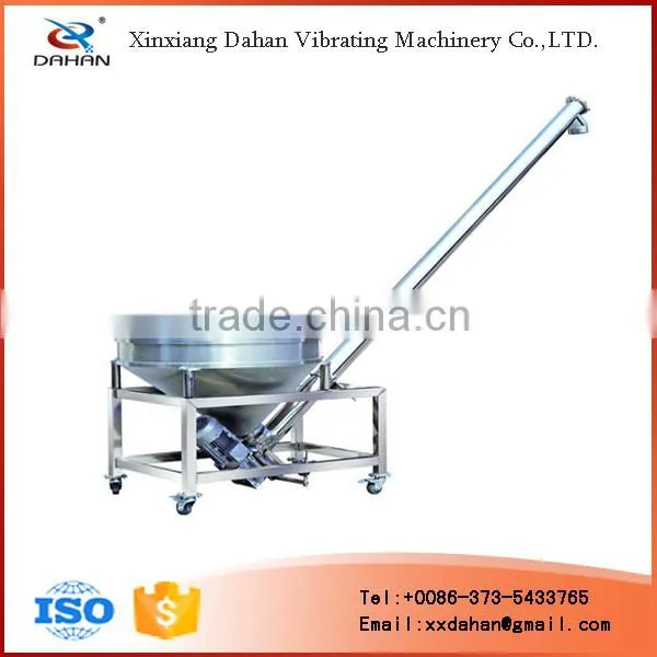 High performance machine shaftless screw conveyor with screw blade